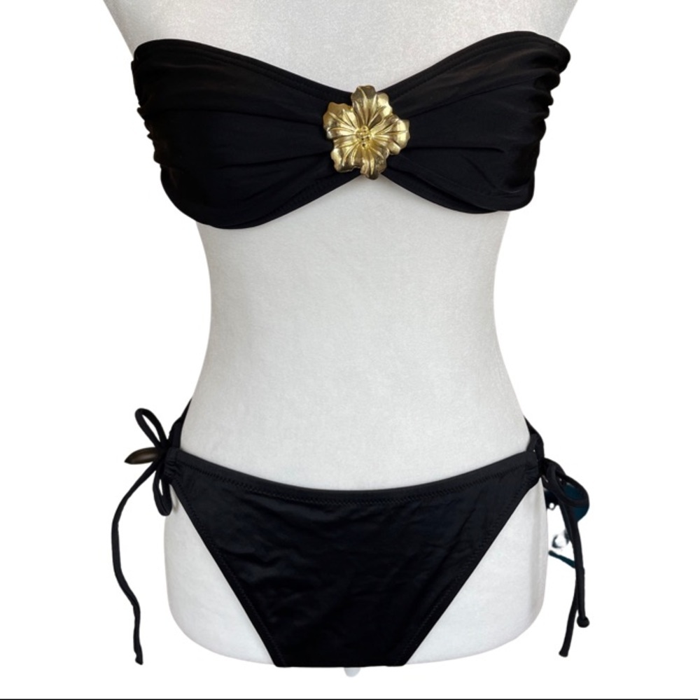 Black Bikini Mix Set. Large Victoria Secret Bottoms. Large Xhilaration Top.